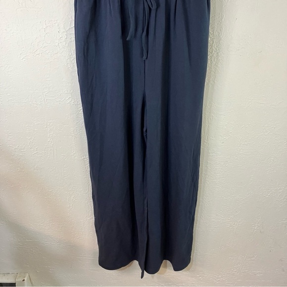 Barefoot Dreams Malibu Collection Luxe Collection Wide Leg Jumpsuit in Indigo - Picture 6 of 13